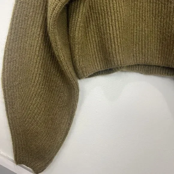 Urban Outfitters Women Sweater Size XS Chunky Knitted Crop Top Dolman Sleeve - Picture 6 of 8